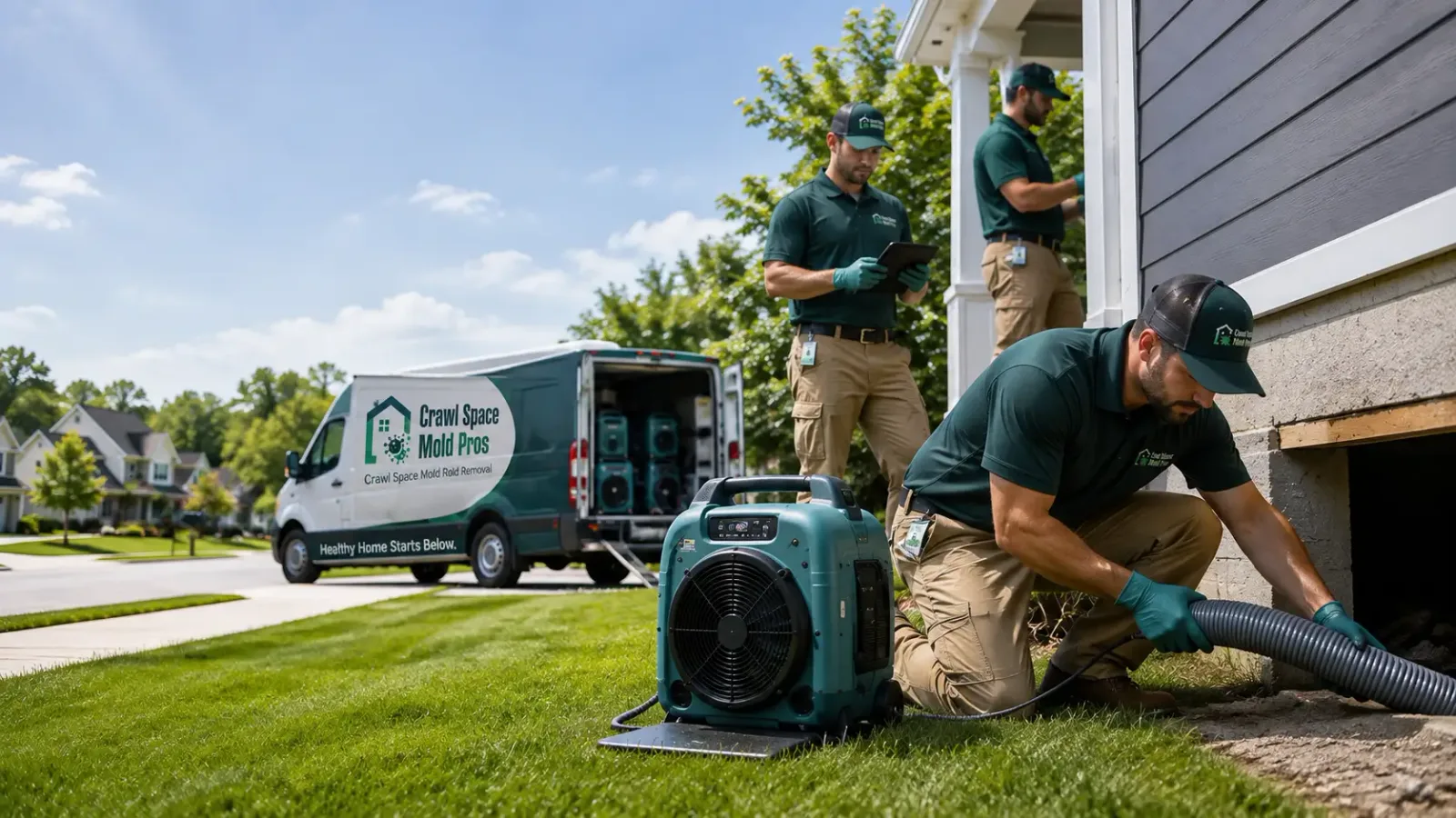 Crawl Space Mold Removal in Fort Monmouth, NJ
